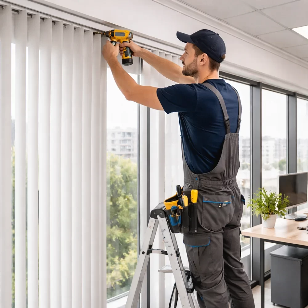 Blinds Fixing for Commercial Spaces