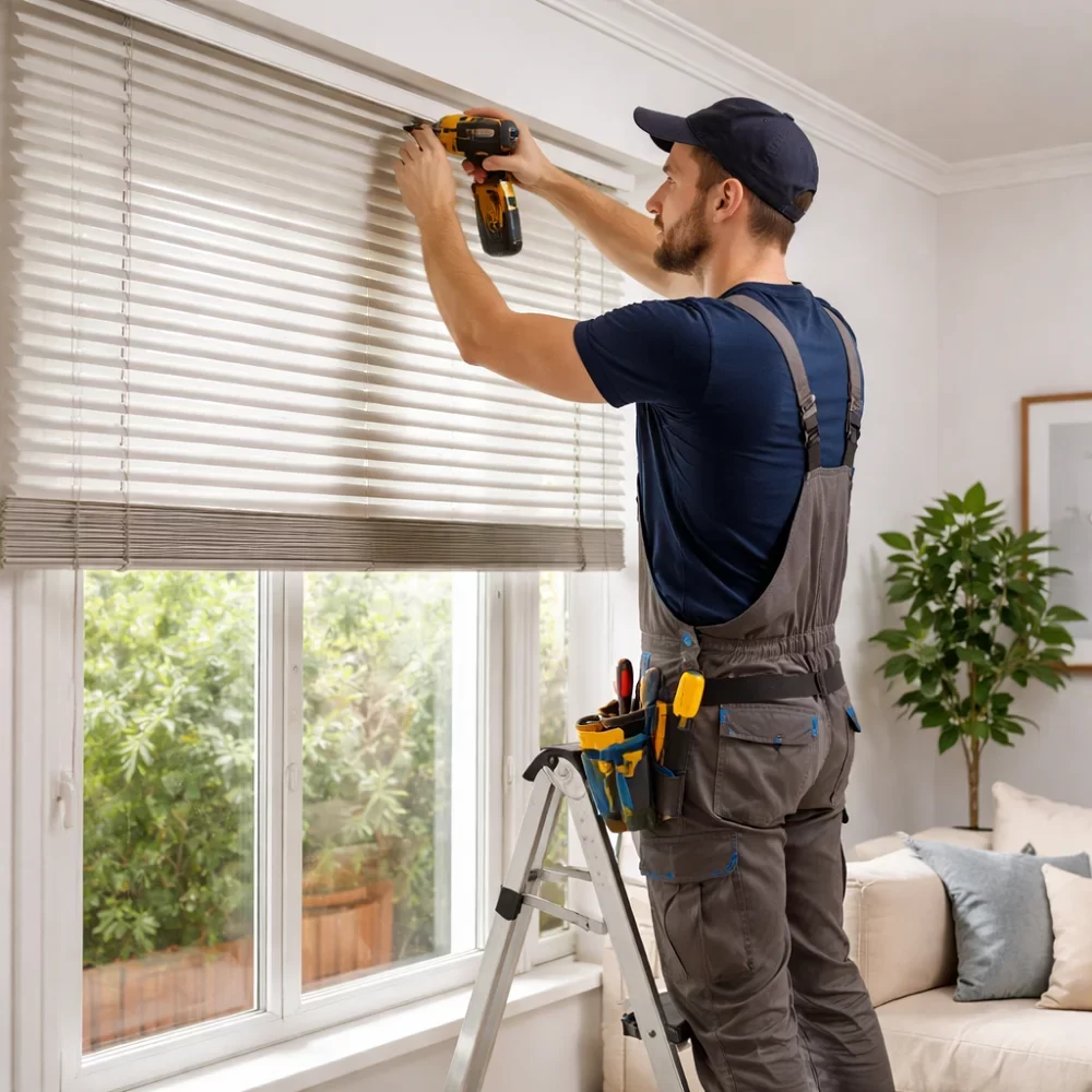 Blinds Fixing for Residential Spaces