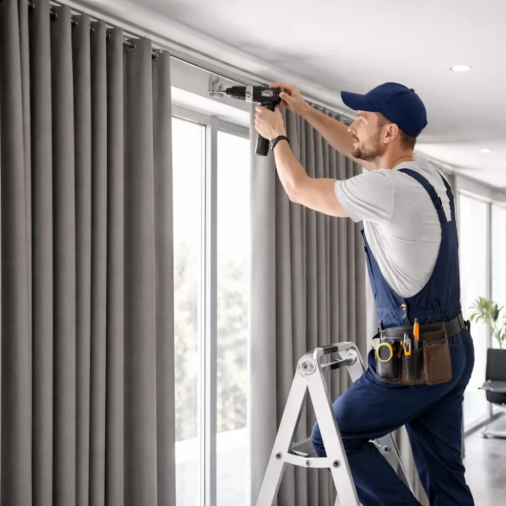 Commercial Curtains Fixing Services
