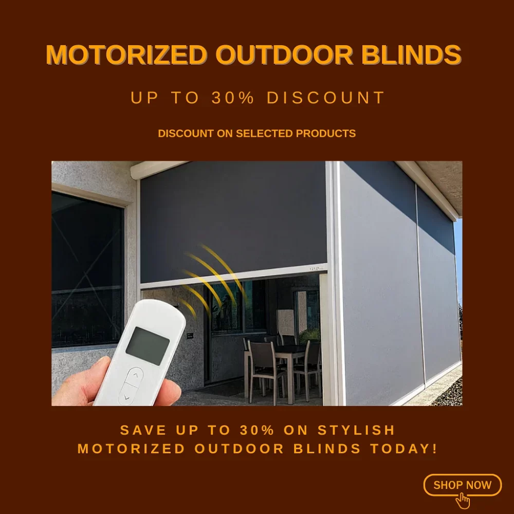 Motorized Outdoor Blinds